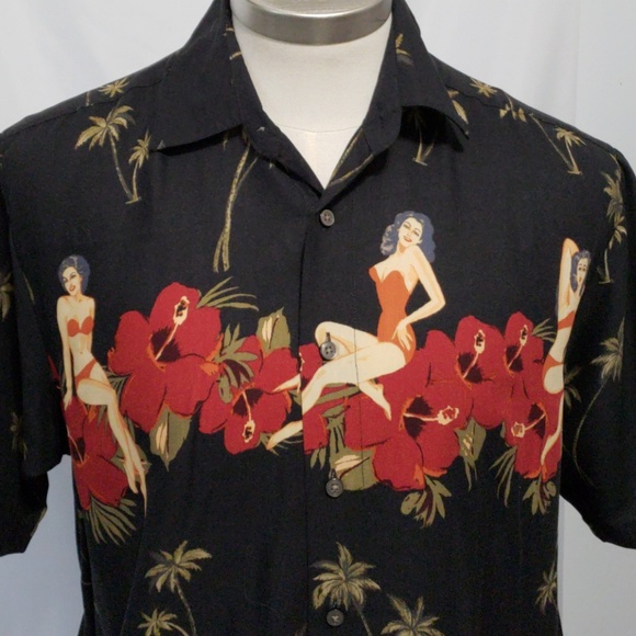 Natural Issue Hawaiian Black Palm Trees Pinups - Picture 2 of 4